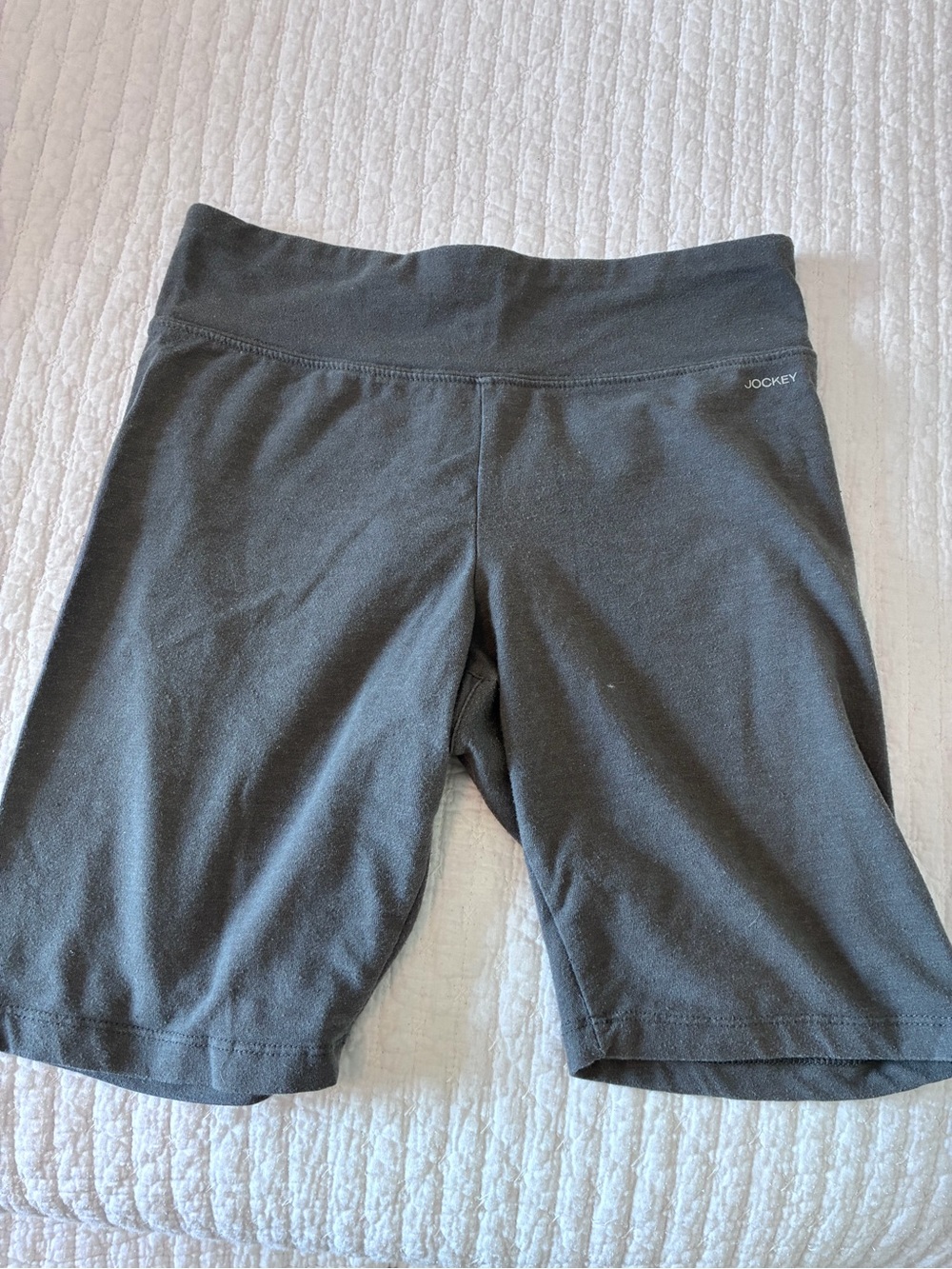 Jockey Gray High-Waist Bike Shorts